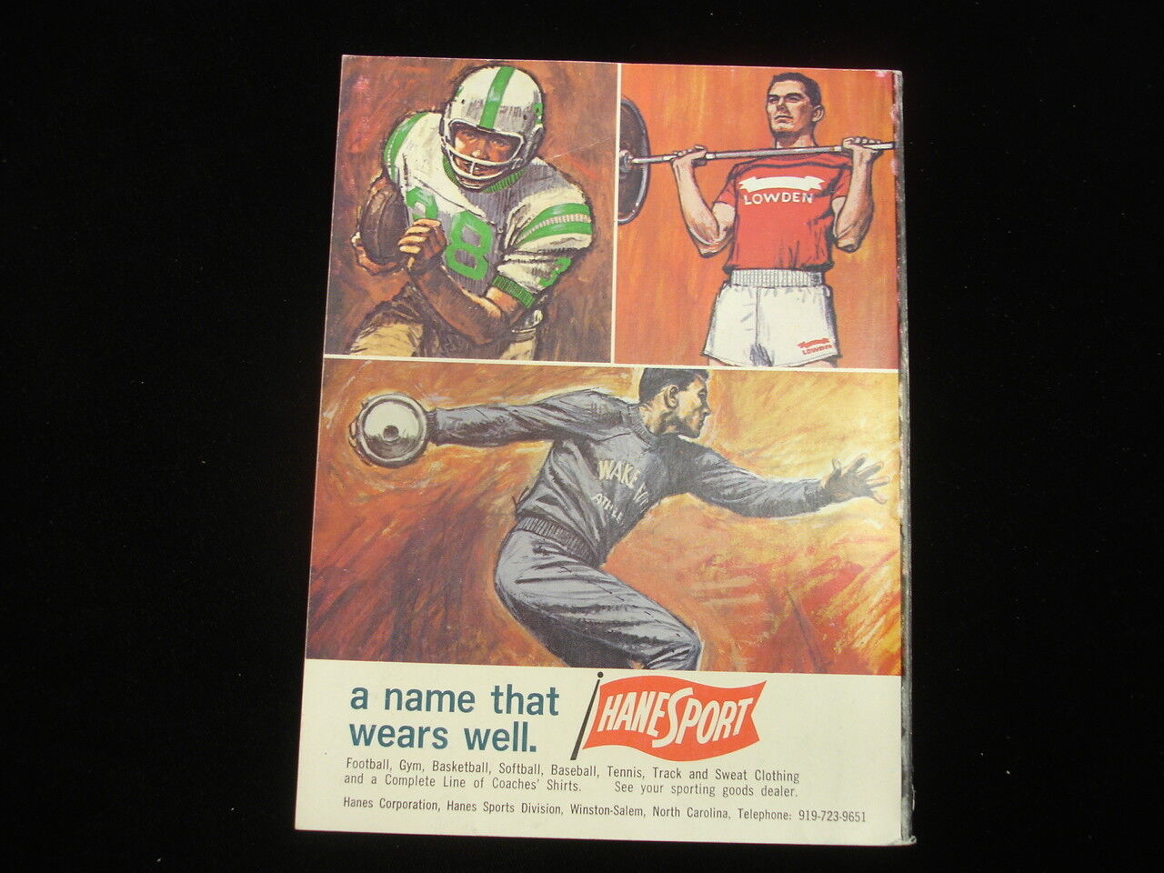 1967 Official NCAA Football Guide - Oscar Reed Cover