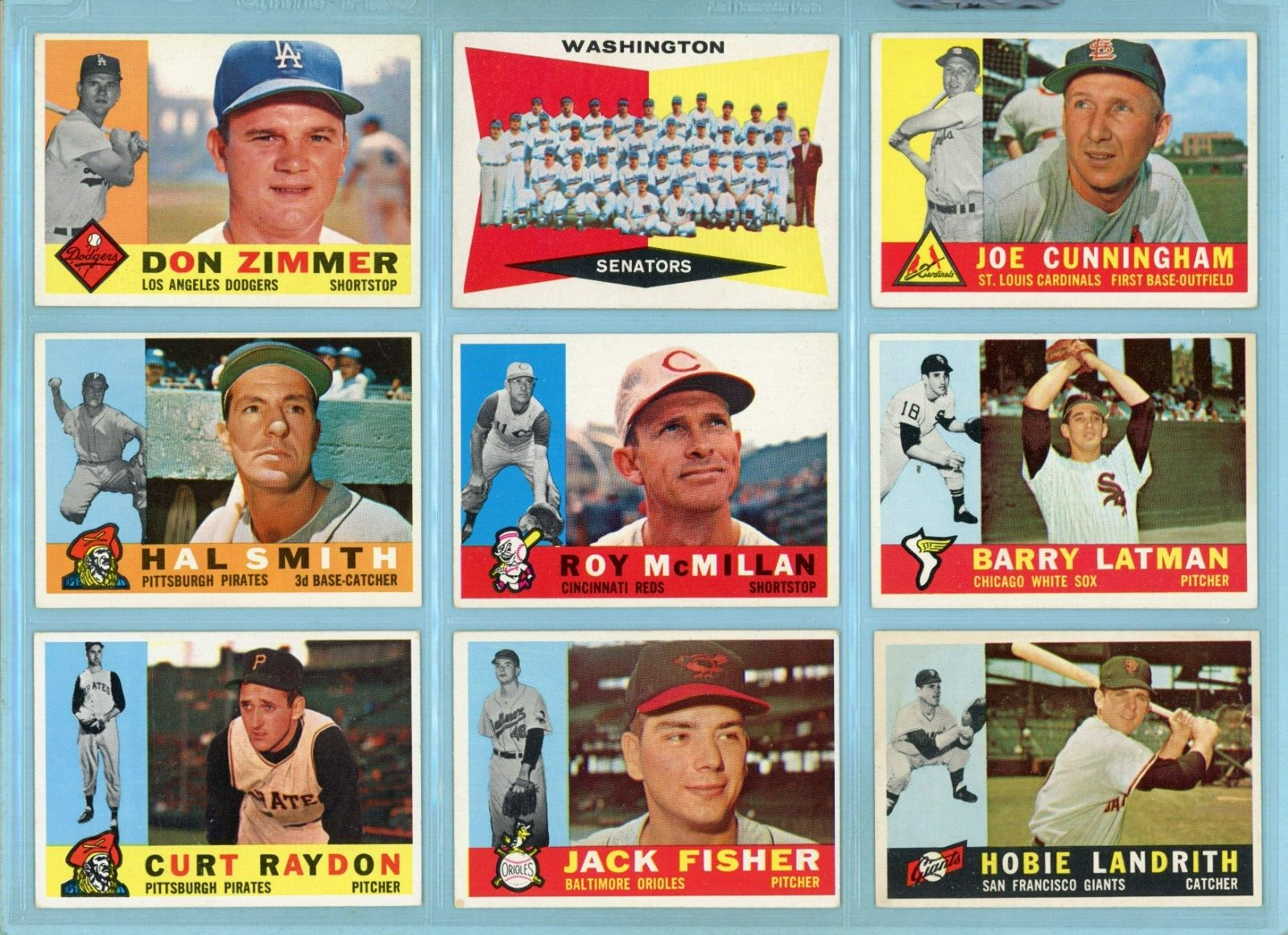 1960 Topps Starter Set Lot of 327 Different Baseball Cards Ex/Mt sbsl