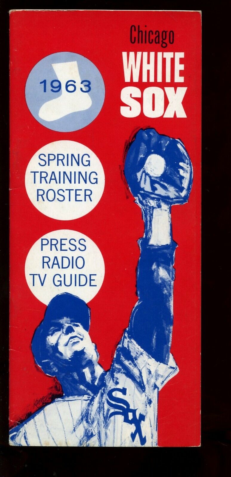 1963 MLB Baseball Chicago White Sox Radio TV Press Media Guide EXMT