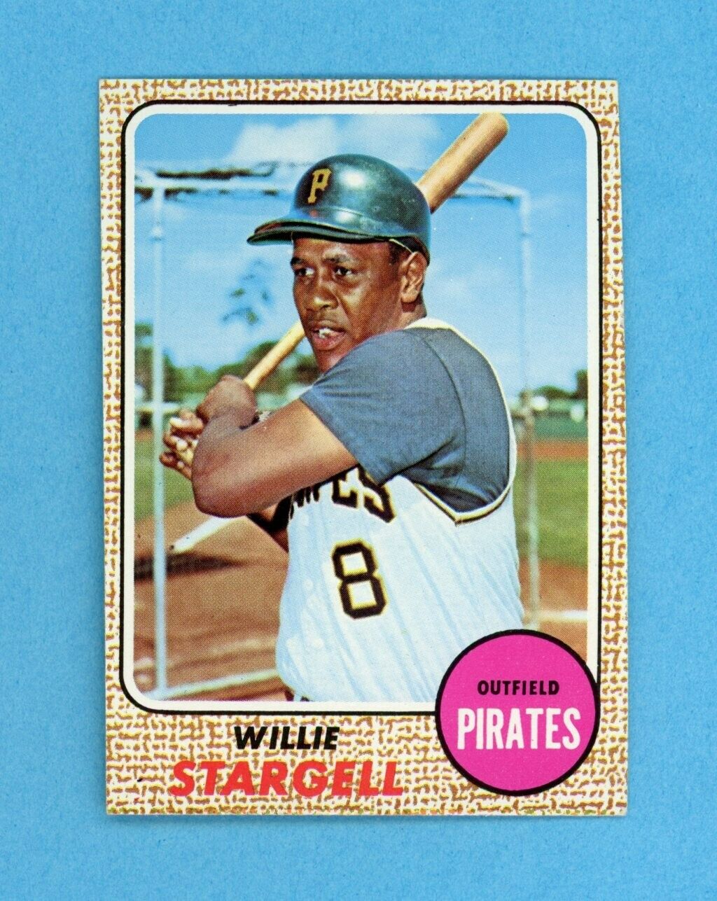 1968 Topps #86 Willie Stargell Pittsburgh Pirates Baseball Card EX+ - Ex/Mt