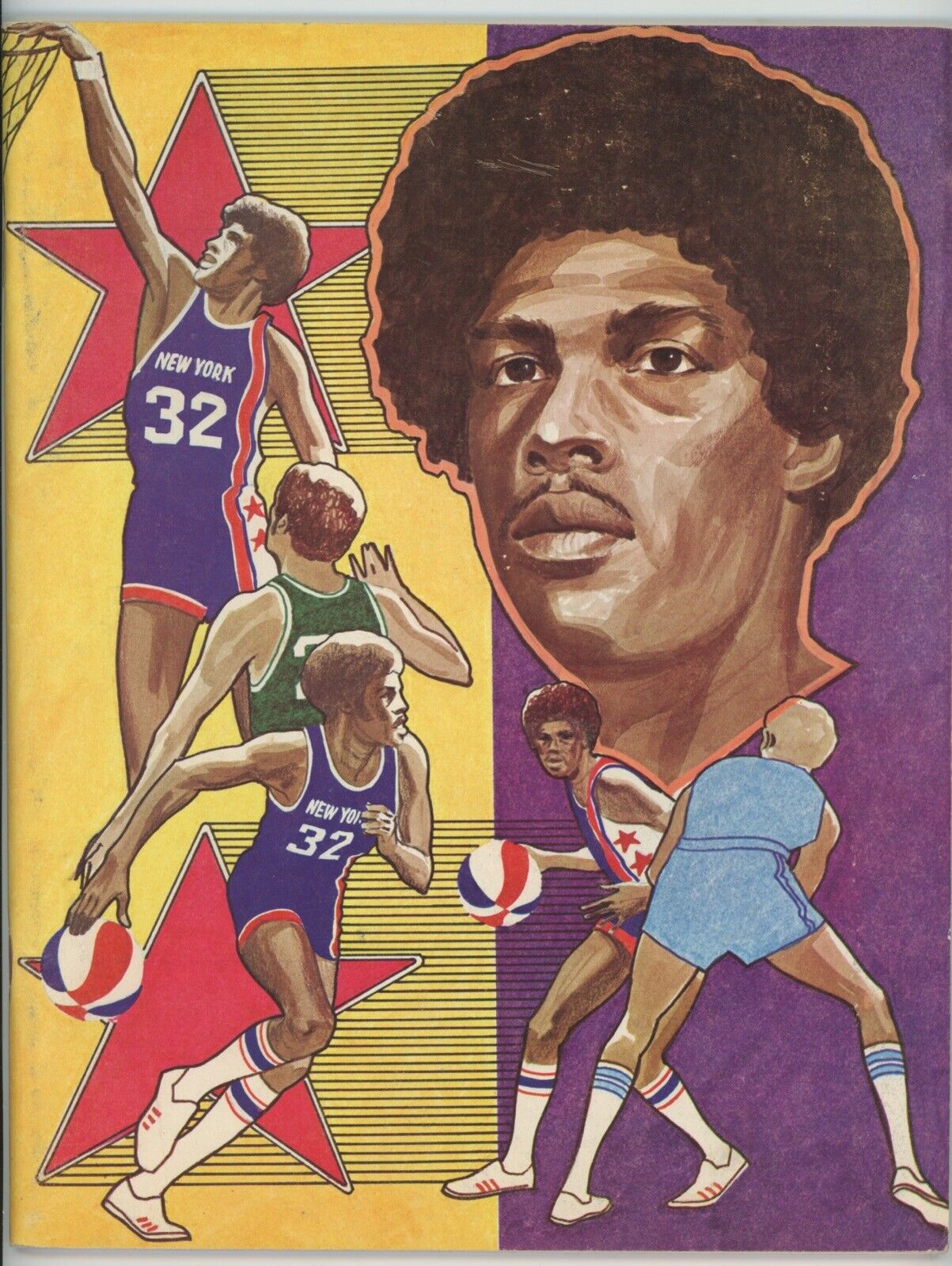 1973-74 Kentucky Colonels ABA Program vs NY Nets Unscored