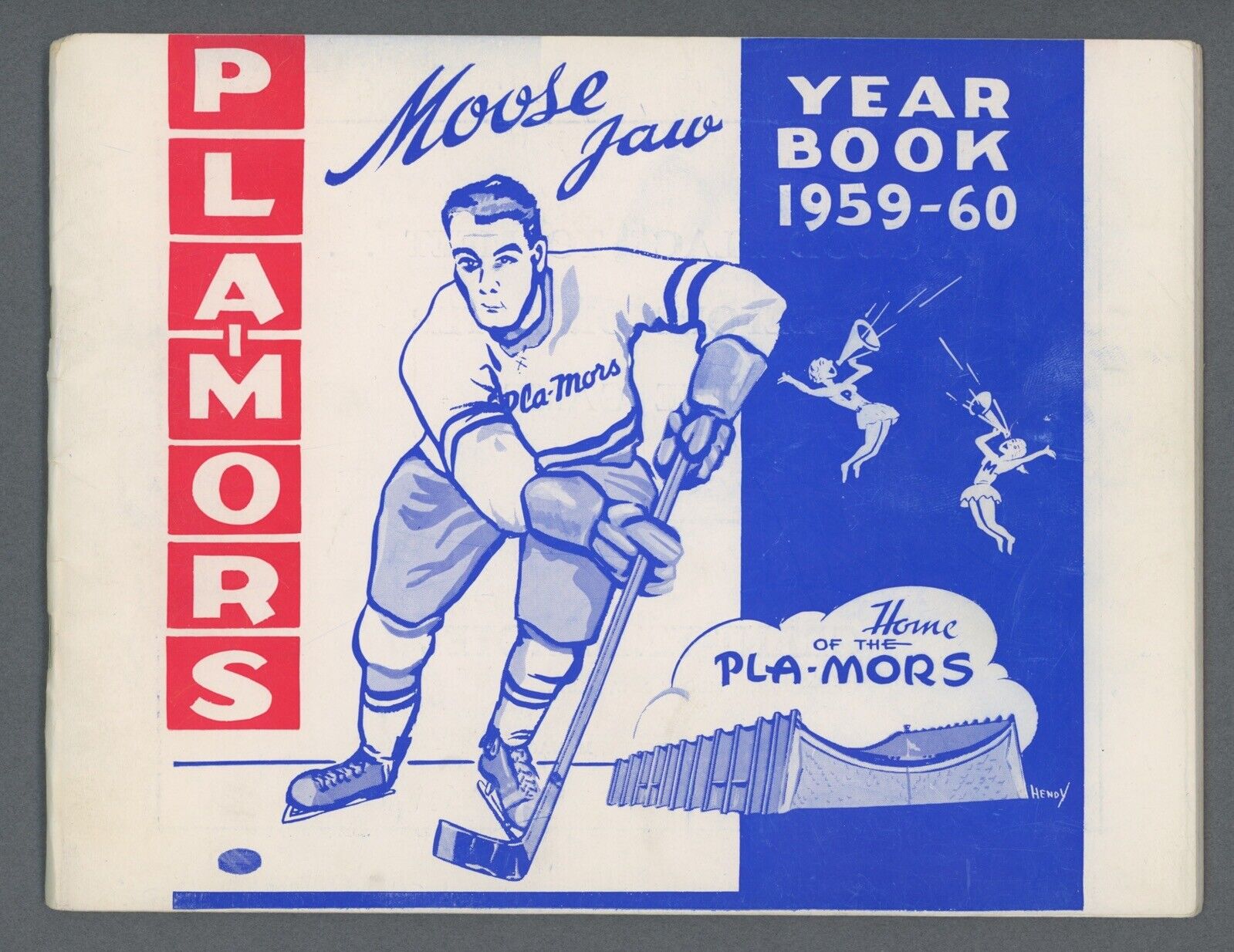 1959-60 Moose Jaw Pla-Mors Yearbook • Saskatchewan Hockey League