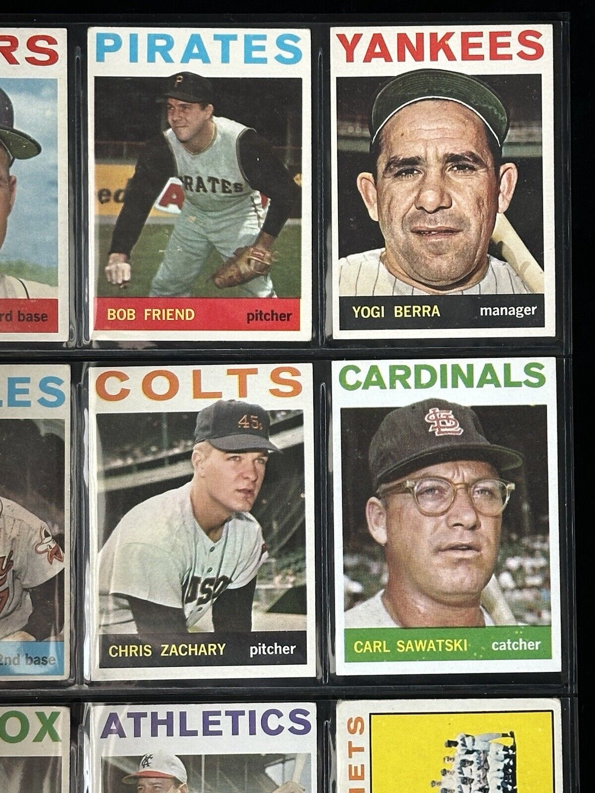 1964 Topps Baseball Complete Set of 587 VG to EX+ w/ Mantle Koufax Mays Niekro