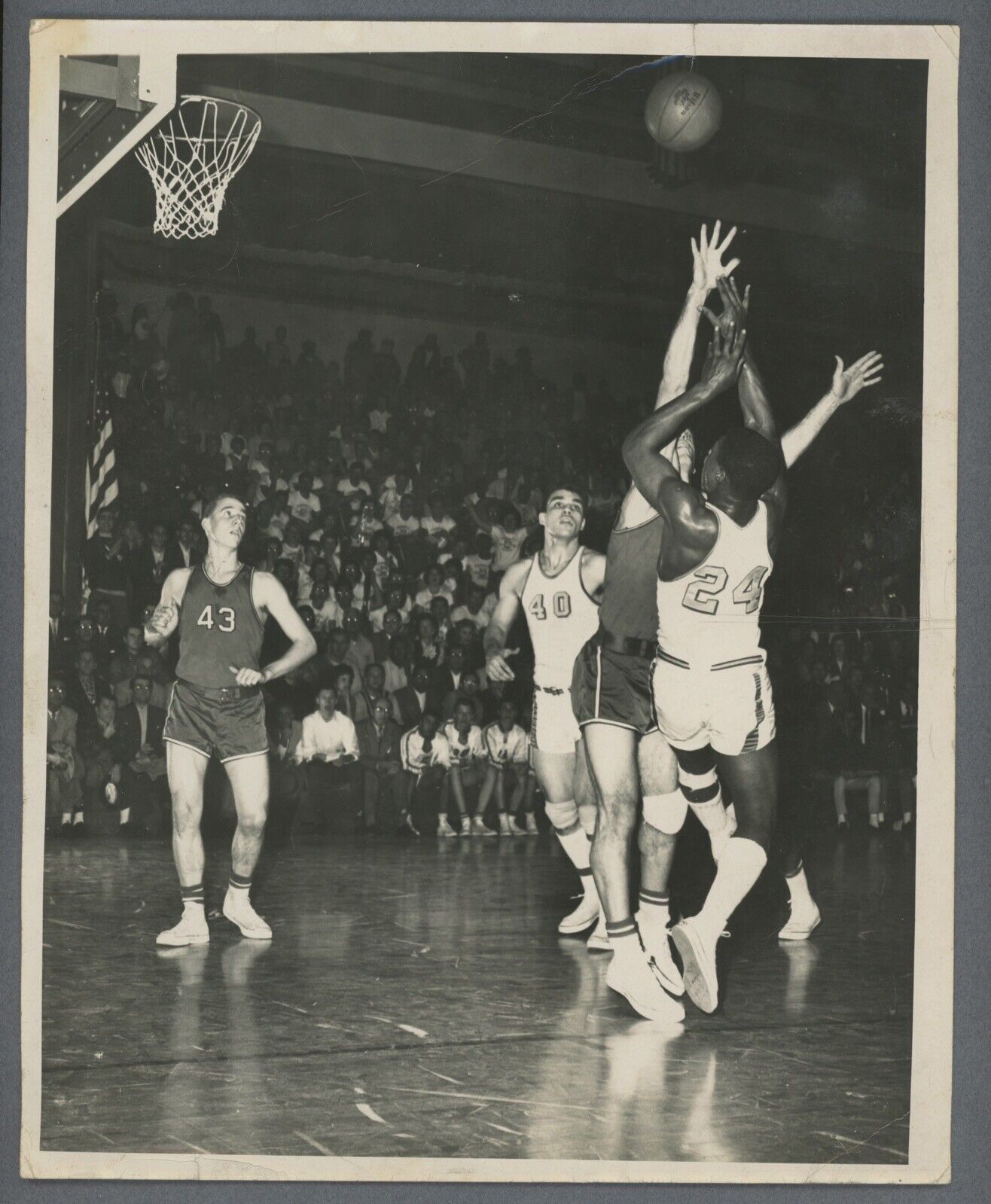 Lot of 10 Press Wire Photos • Willie Somerset (ABA) • Duquesne Univ + HS Photos