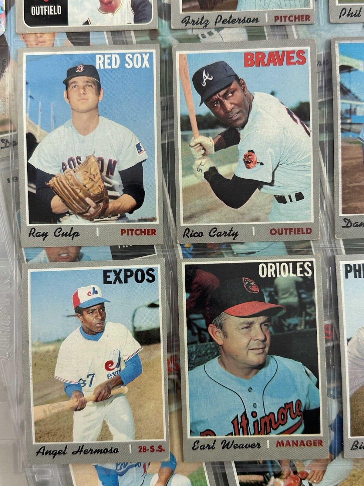 1970 Topps Baseball Starter Set / Lot of 484 Different w/ HOFers - VG-EX/EX