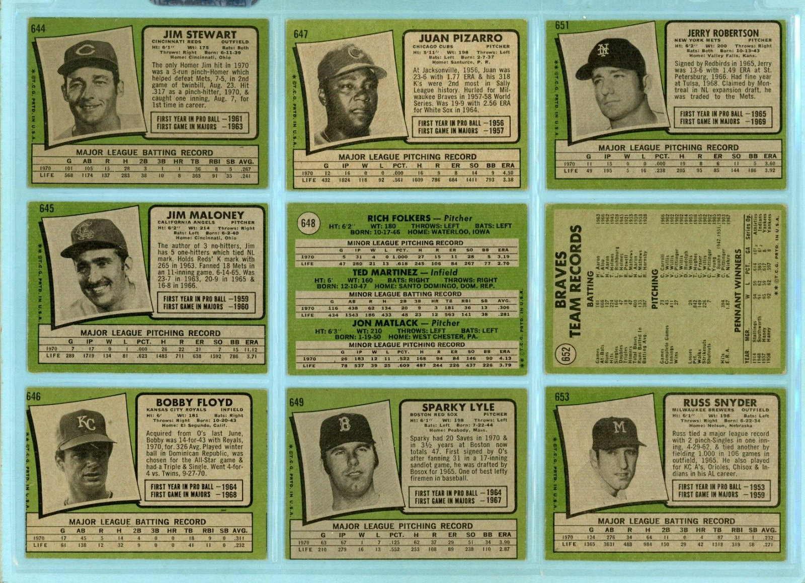 1971 Topps Starter Set Lot of 102 Different High Number Baseball Cards mxed grds