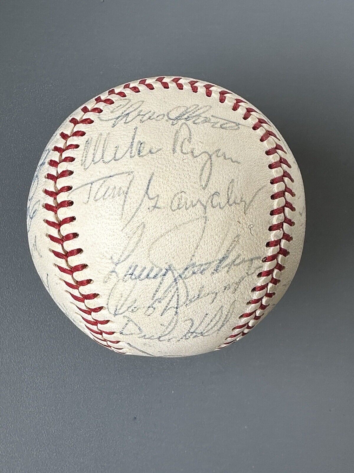 1968 Phila. Phillies TEAM SIGNED Official NL Baseball 22 sigs w/ Callison JSA