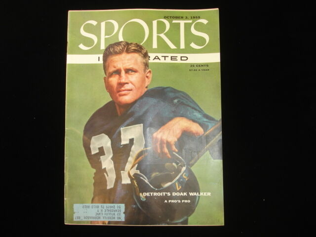 October 3, 1955 Sports Illustrated Magazine Doak Walker EX