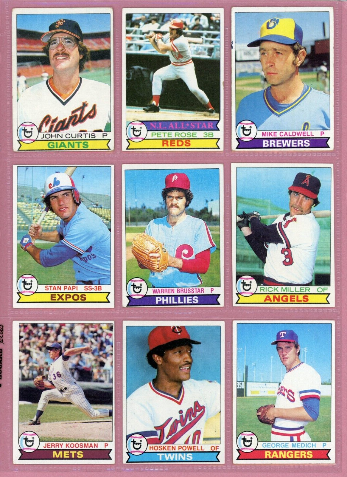 1979 Topps Complete Set of 726 Baseball Cards Mixed Grades