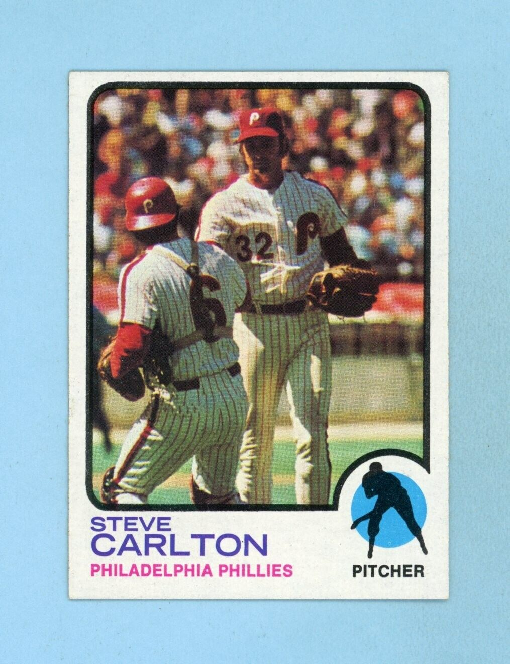 1973 Topps #300 Steve Carlton Philadelphia Phillies Baseball Card EX+-Ex/Mt