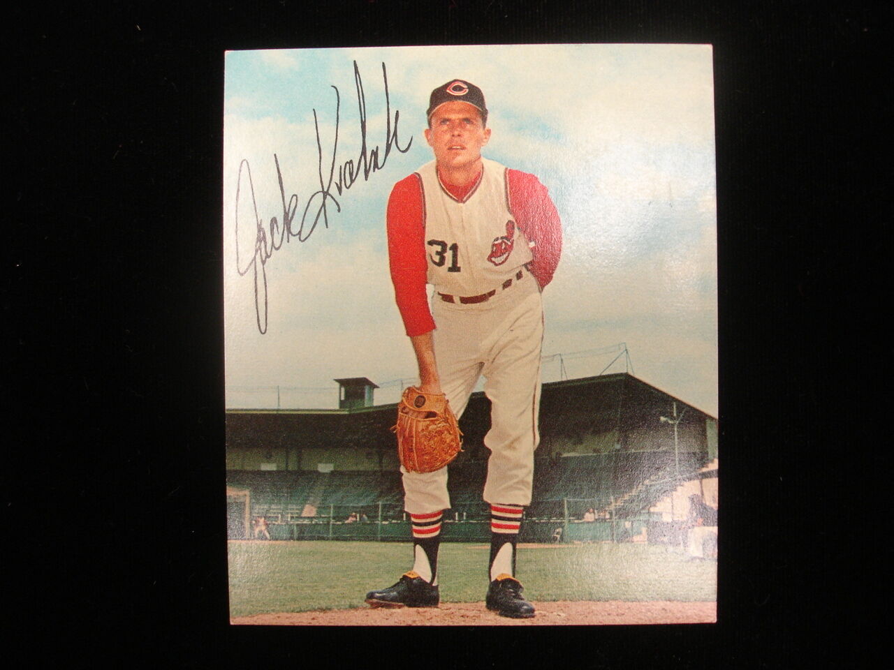 1964 Kahn's Wieners Jack Kralick Cleveland Indians Card - NM