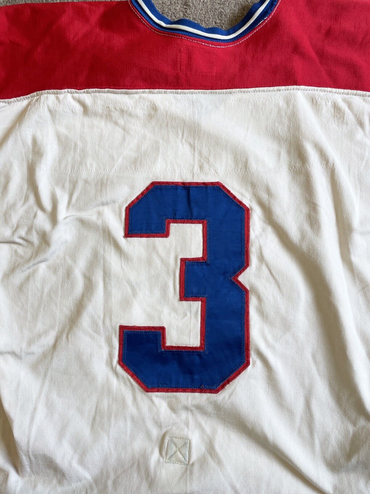 1977-78 Brian Engblom Montreal Canadiens Game Used Jersey Missing the Nameplate