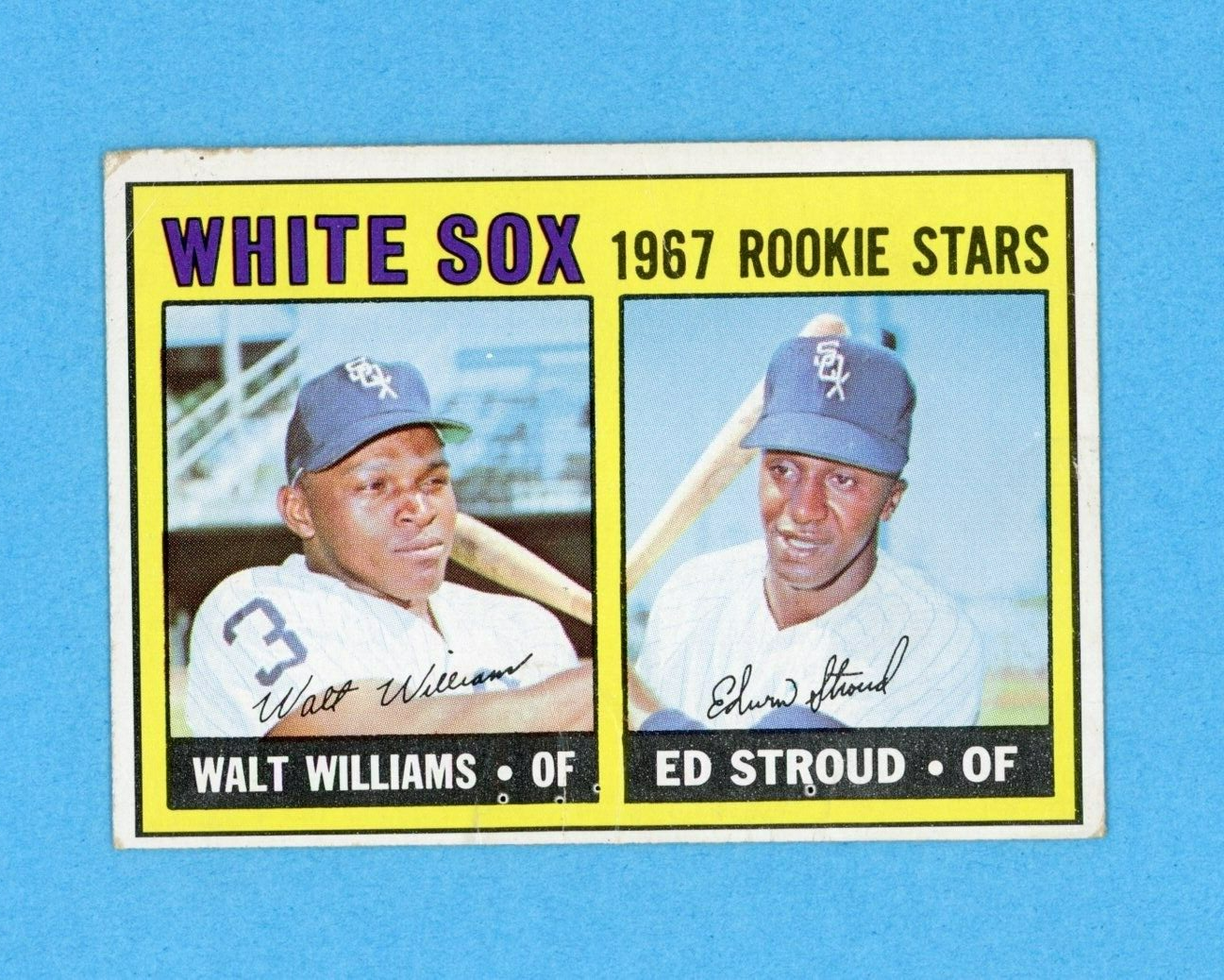 1967 Topps #598 Chic White Sox Rookie Stars High Number Baseball Card Low Grade