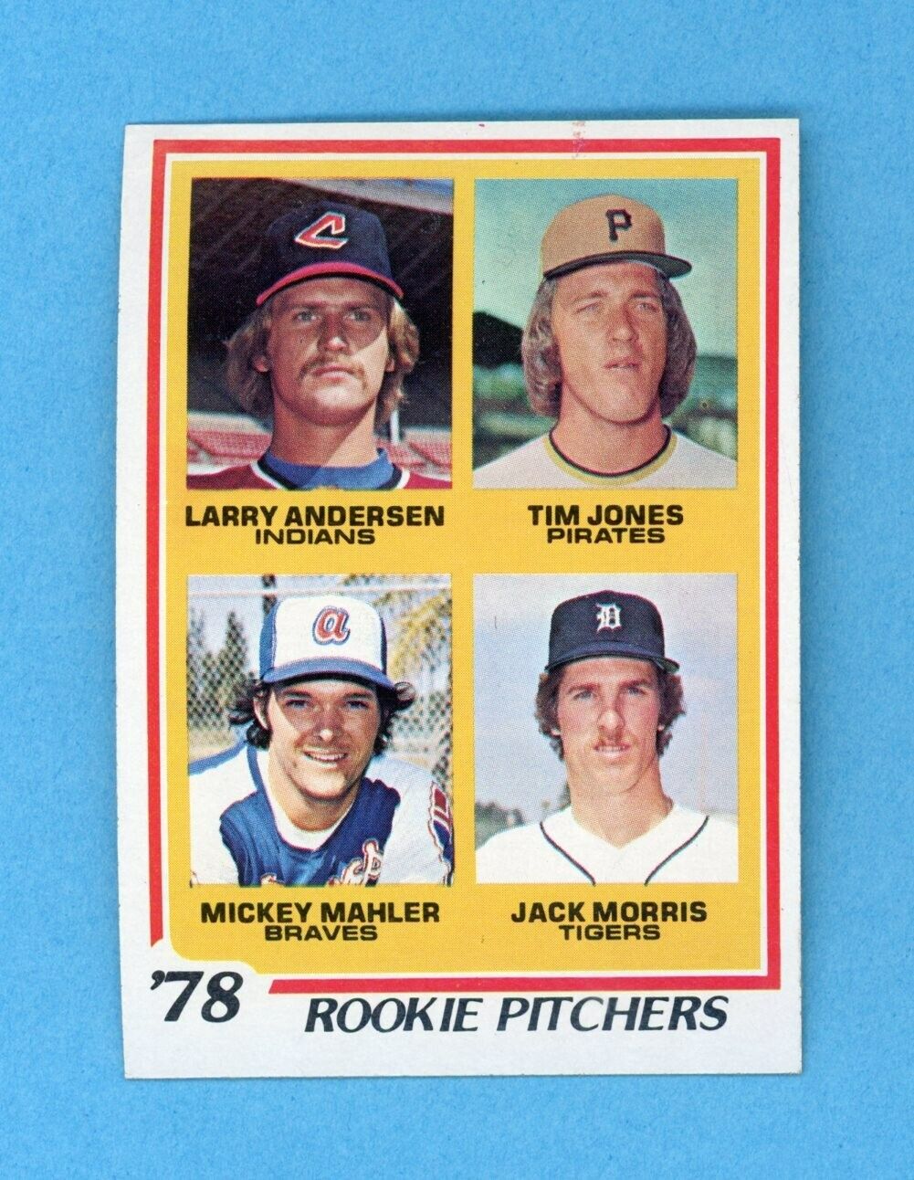 1978 Topps #703 Jack Morris Detroit Tigers Rookie Baseball Card NM prt mk