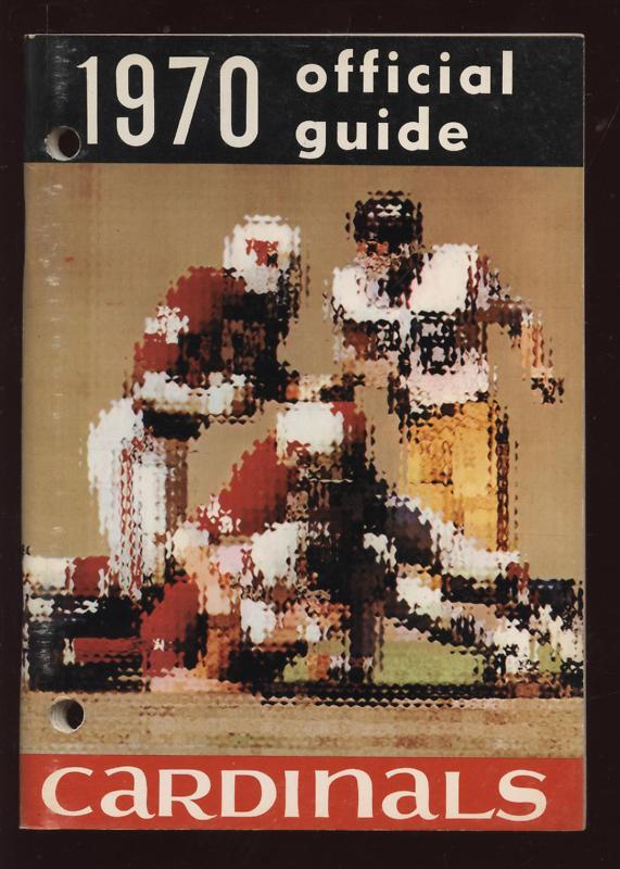 1970 St. Louis Cardinals NFL Media Guide 