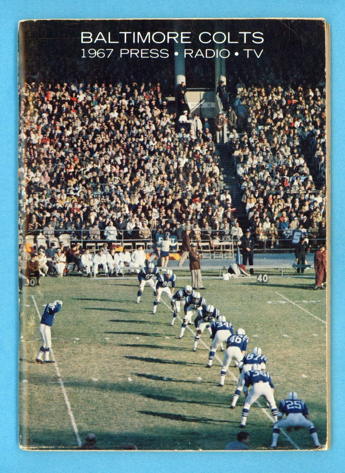 1967 Baltimore Colts Media Guide