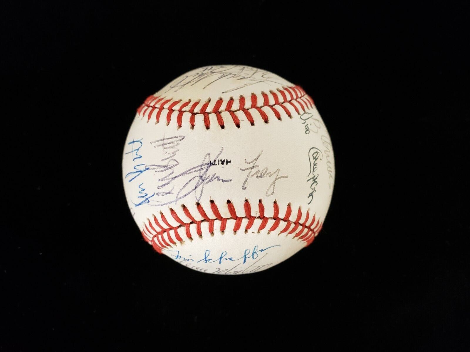 1980 Kansas City Royals Autographed Official World Series Baseball 29 sigs 