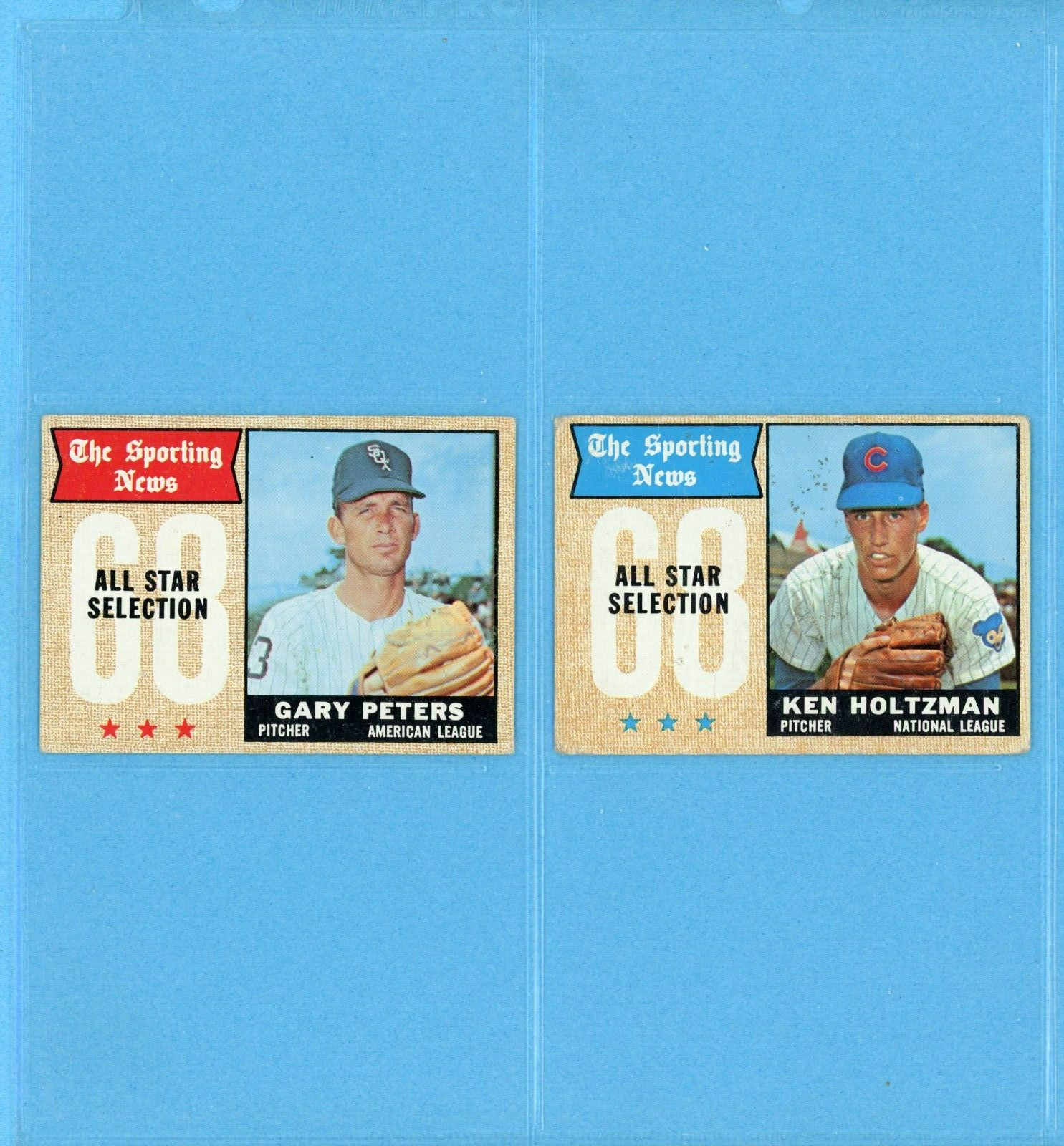 1968 Topps Complete Set of 20 All-Star Baseball Cards Low Grade