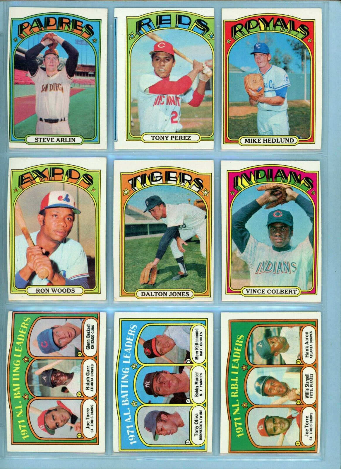 1972 Topps Starter Set Lot of 346 Different Baseball Cards EX+ - NM o/c m/c