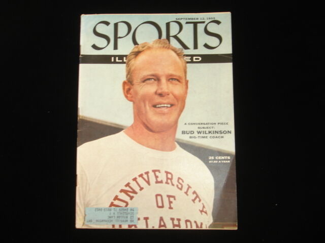 September 12th, 1955 Sports Illustrated Magazine Bud Wilkinson EX