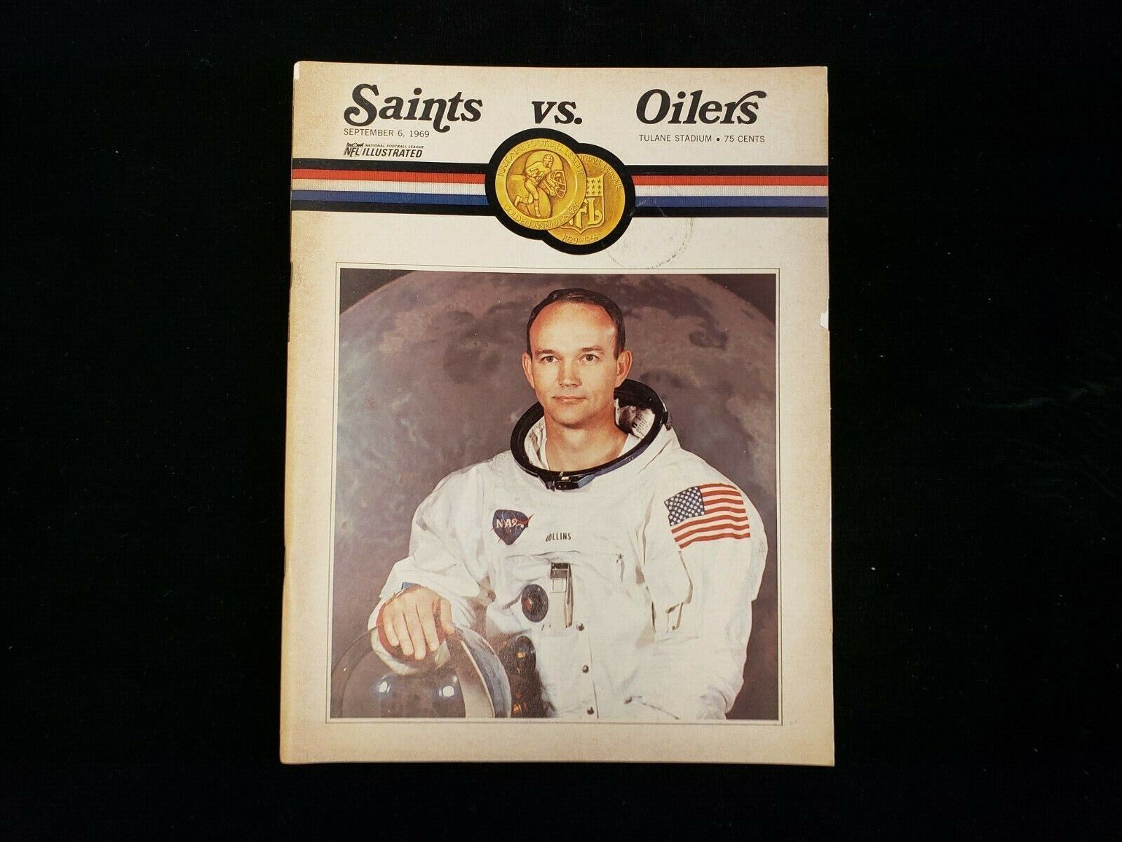 September 6, 1969 Houston Oilers @ New Orleans Saints NFL Program