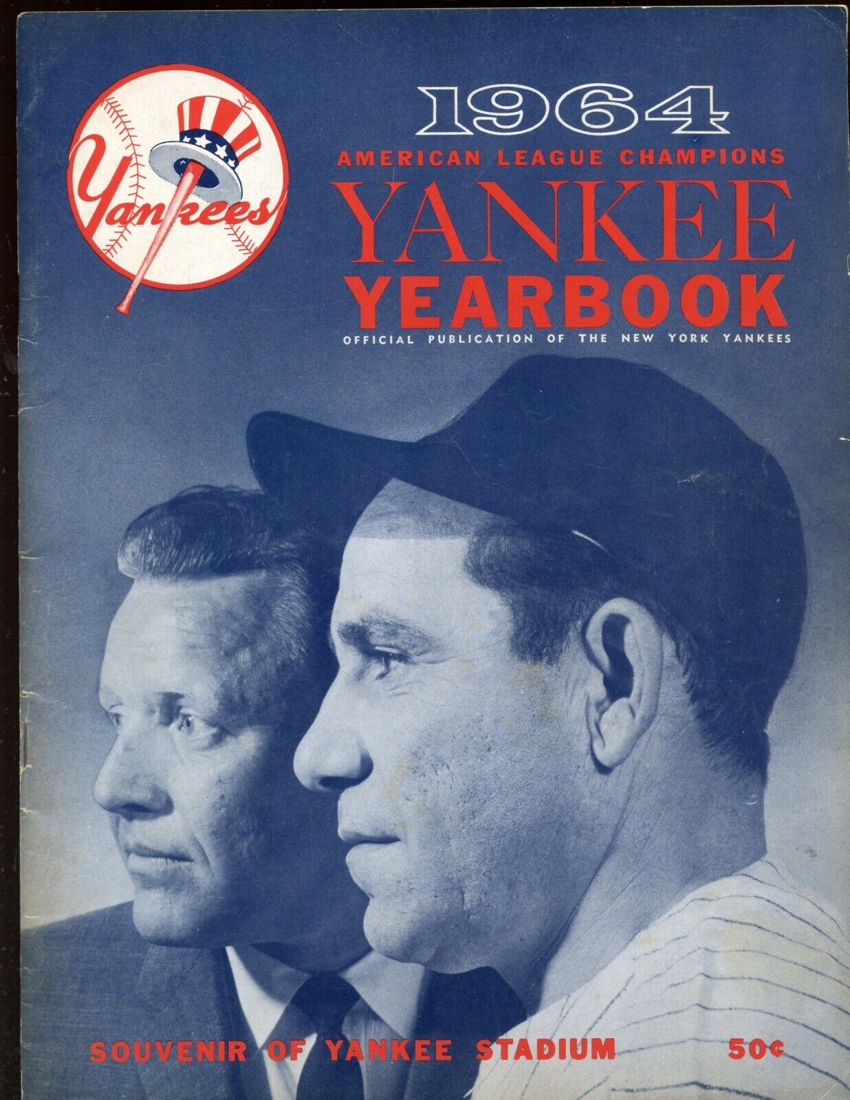 1964 New York Yankees Yearbook EX