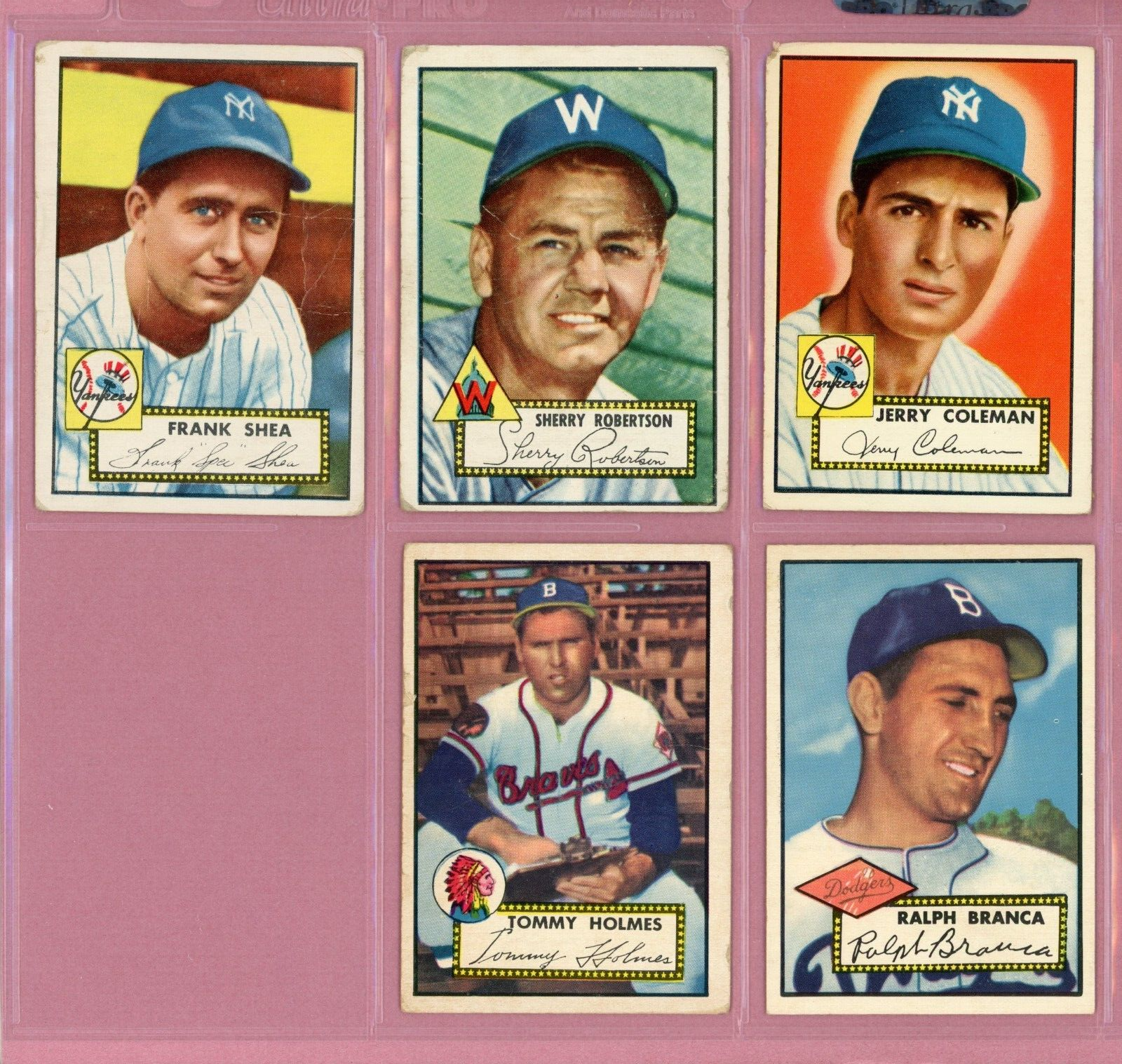 1952 Topps Starter Set Lot of 37 Different Baseball Cards Low Grade