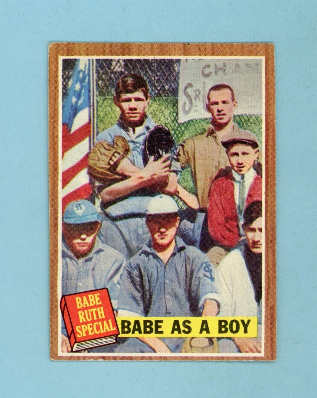 1962 Topps #135 Babe Ruth Special Babe as a Boy Baseball Card EX