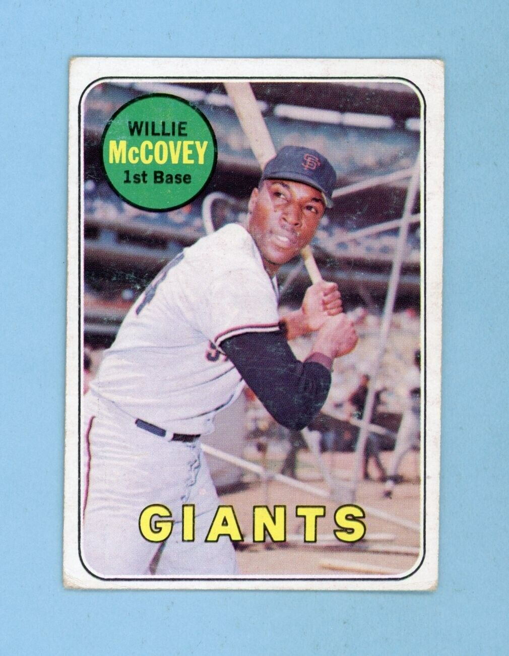 1969 Topps #440 Willie McCovey San Francisco Giants Baseball Card Low Grade