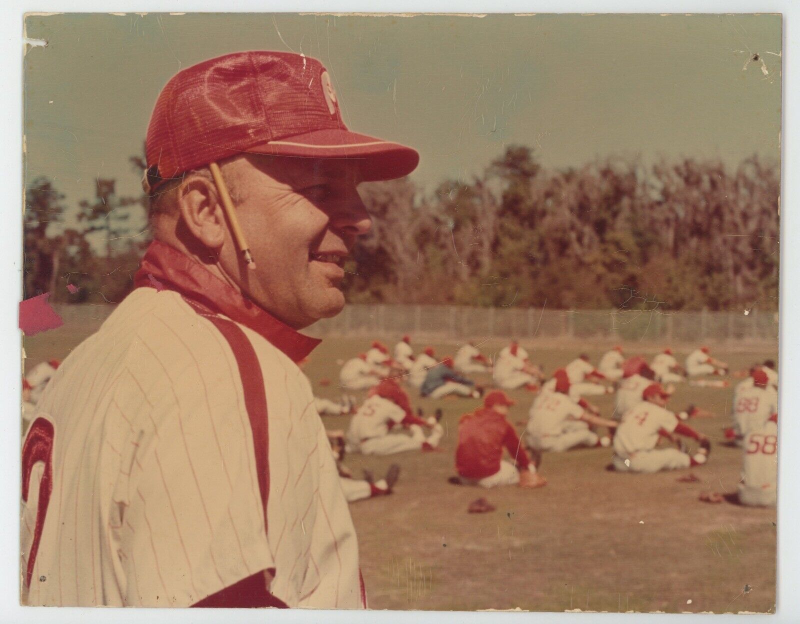 Lot of 21 Andy Seminick Vintage Photos : Chattanooga Lookouts ; Reds ; Phillies