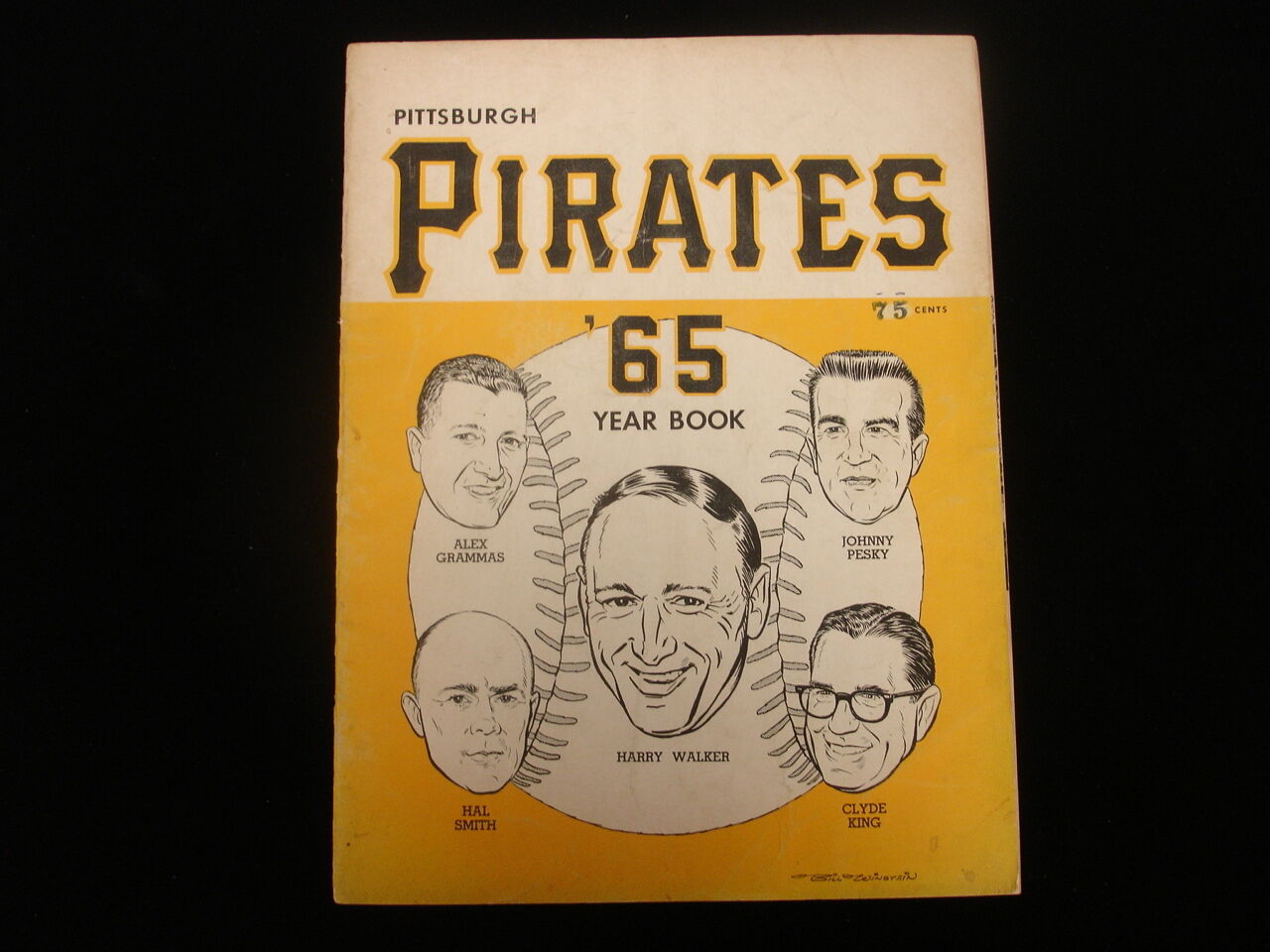 1965 Pittsburgh Pirates Baseball Yearbook