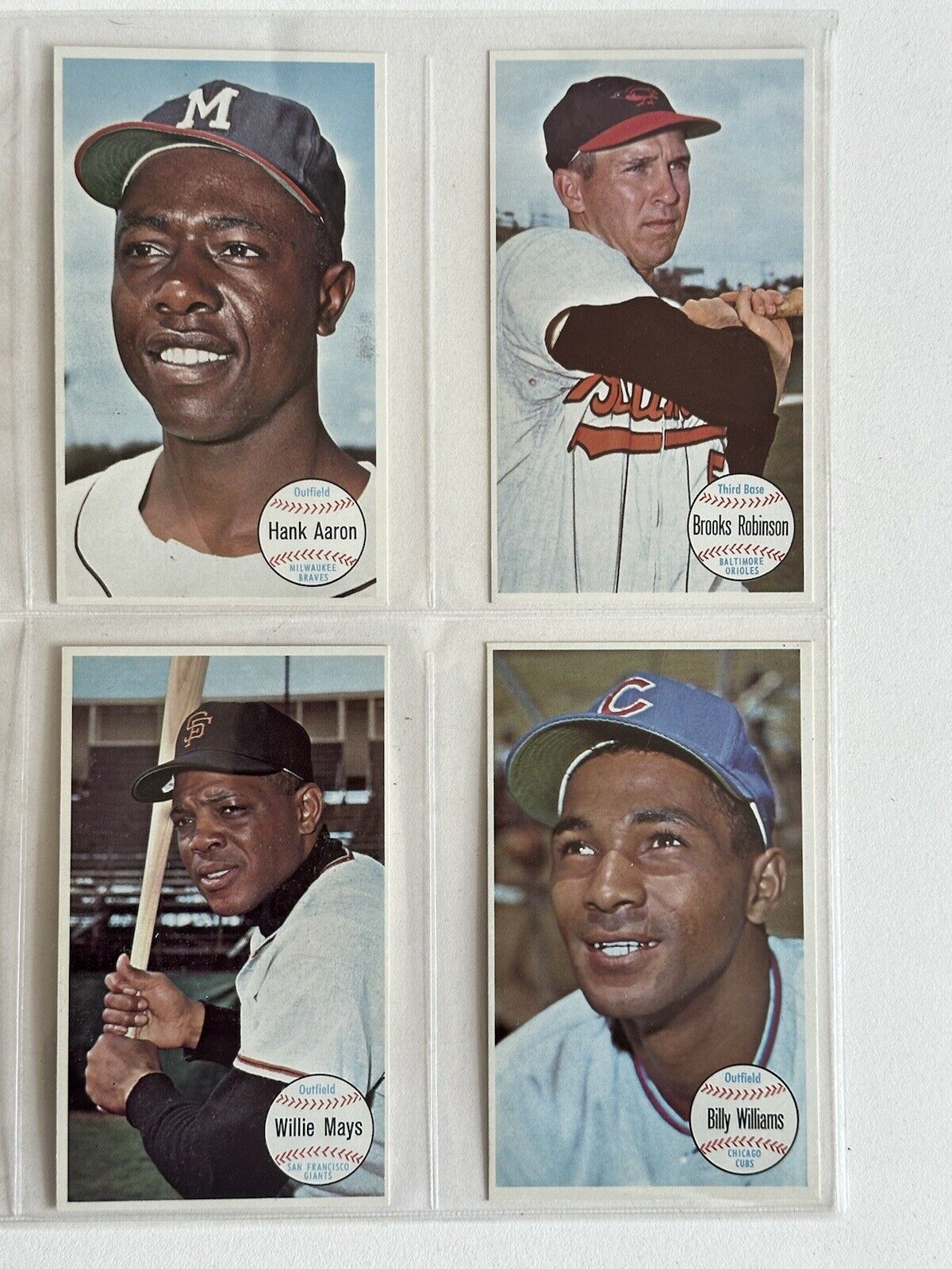 1964 Topps Giants Baseball Card Complete Set of 60 NM Koufax Aaron Mays Mantle