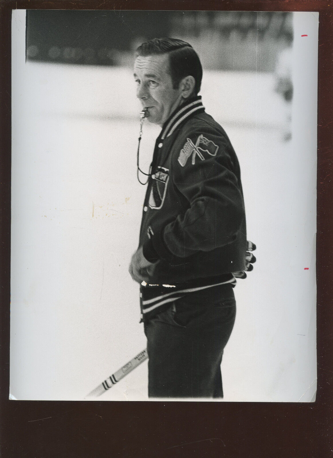 Vintage Emile Francis New York Rangers 8 X 10 Hockey Photo