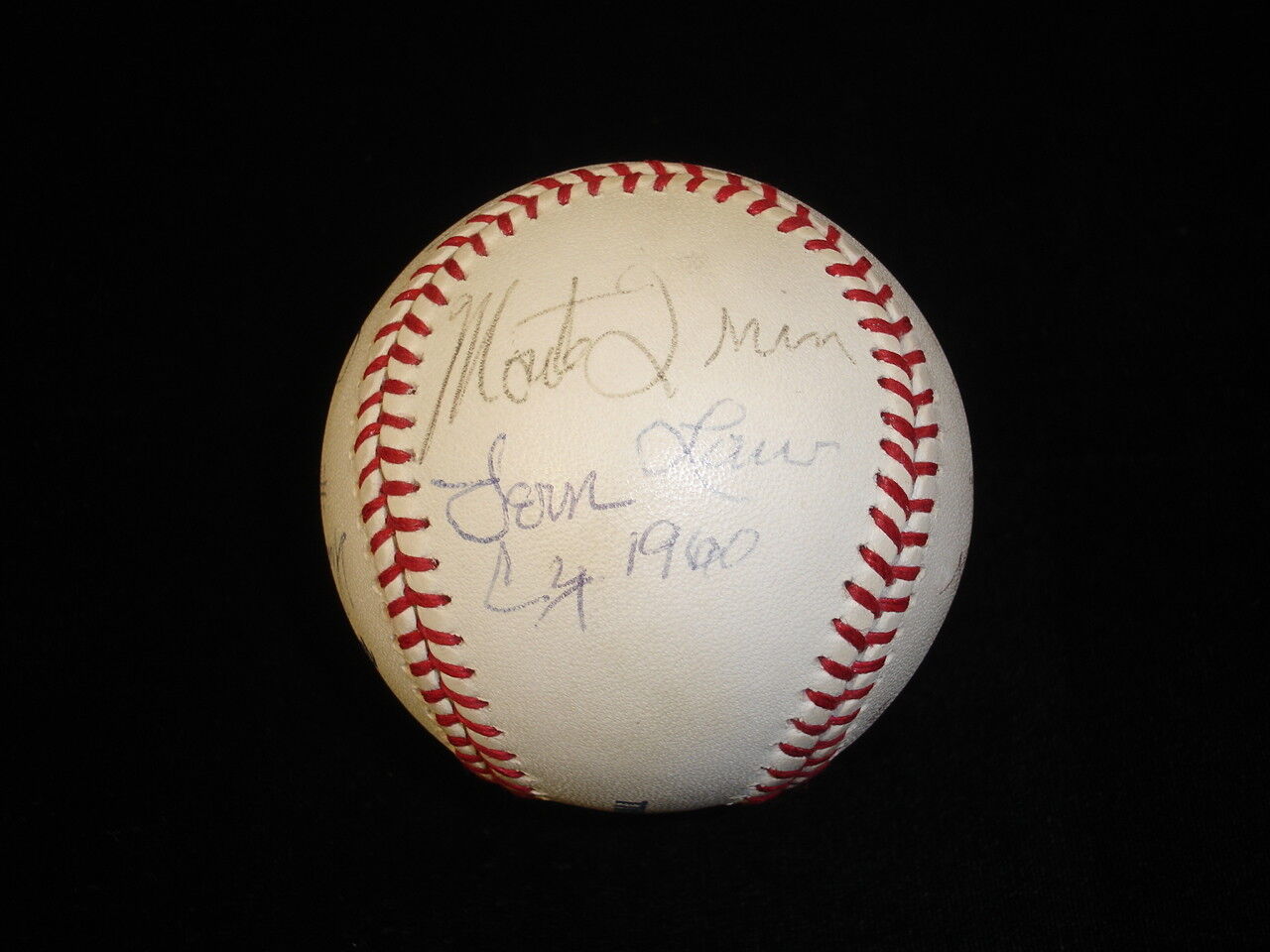 Hall of Famers and Stars Multi Signed Baseball 10 sigs w/ Cepeda Rose Spahn (2x)