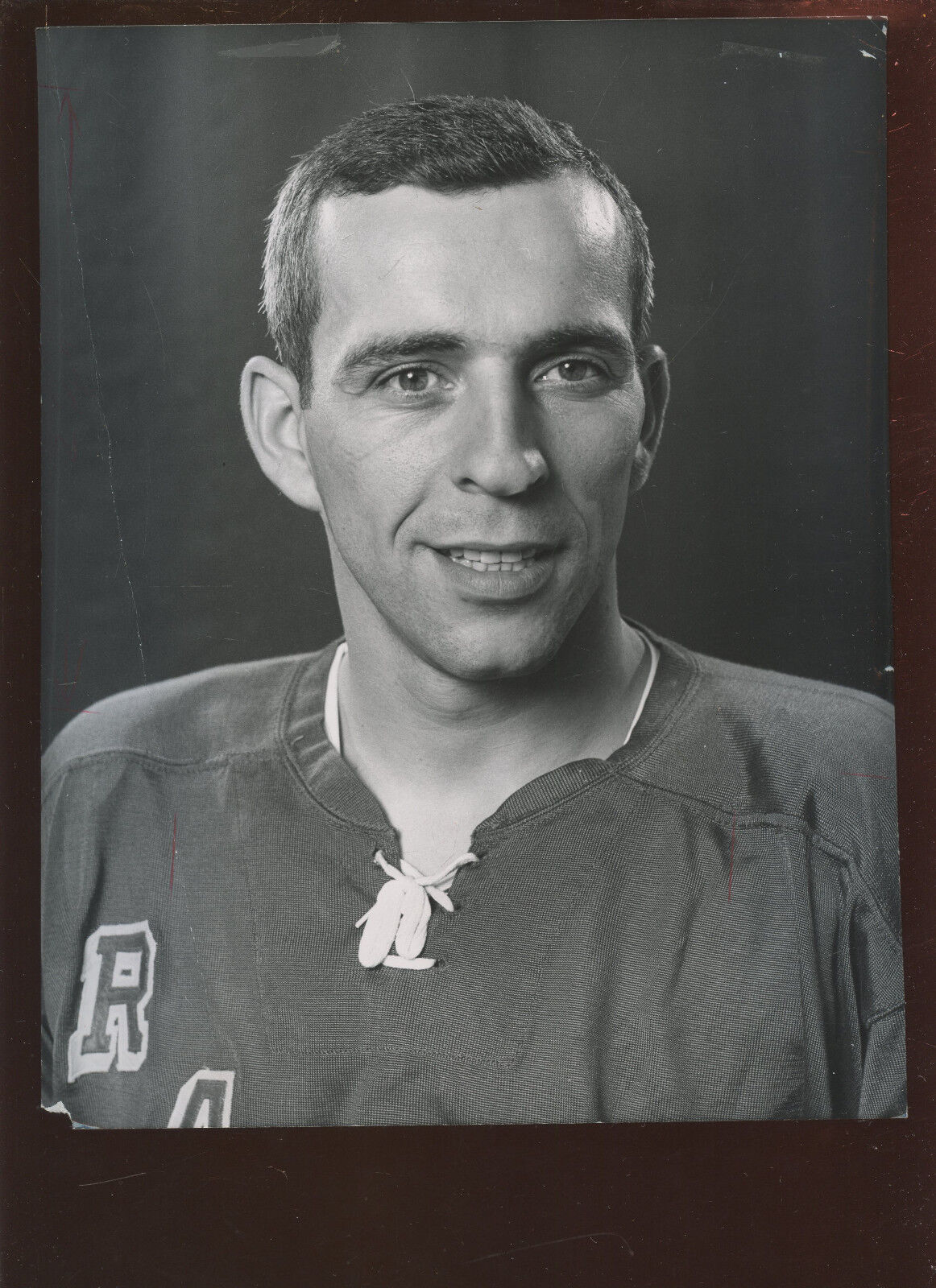 Vintage Ed Giacomin New York Rangers Portrait 8 X 10 Hockey Photo