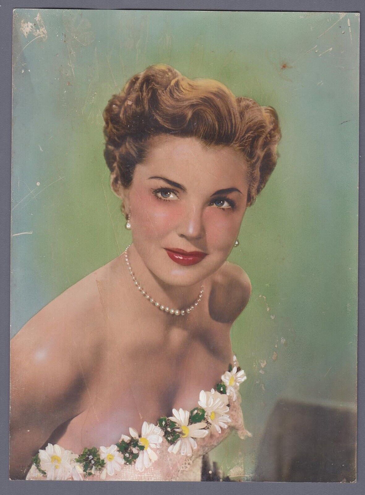 Esther Williams Original Dutch Gum Trading Card 7X9 Artwork