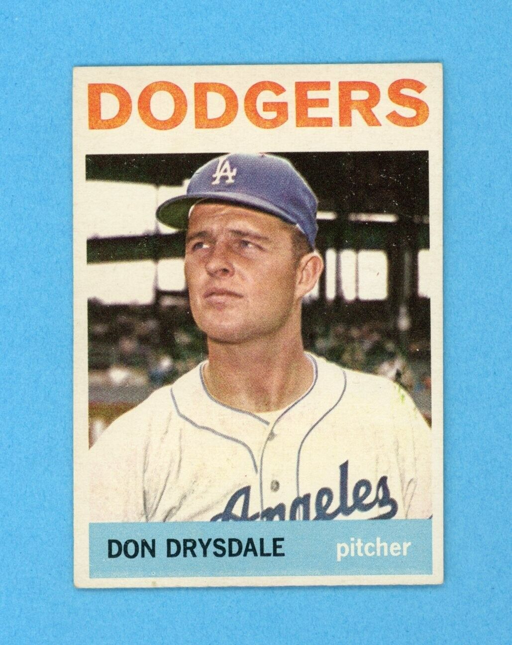 1964 Topps #120 Don Drysdale Los Angeles Dodgers Baseball Card EX - EX+