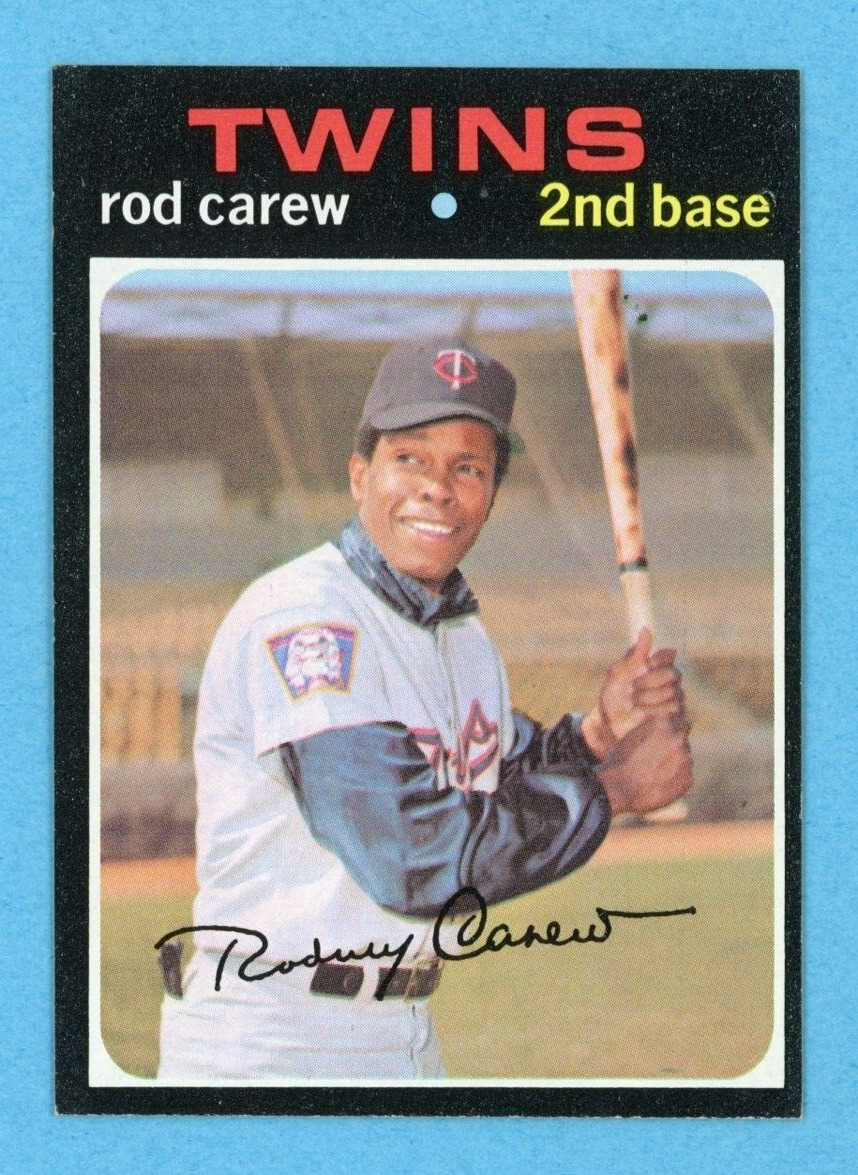 1971 Topps #210 Rod Carew Minnesota Twins Baseball Card Ex/Mt - NM