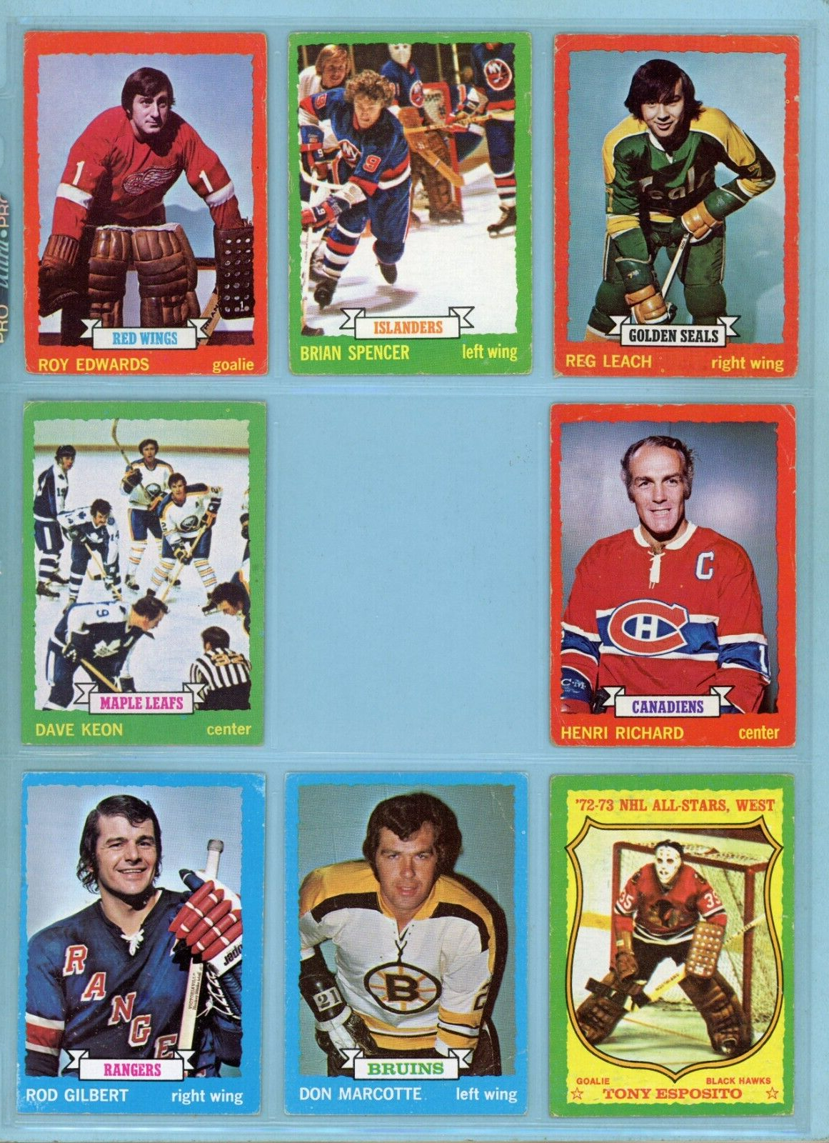 1973-74 Topps Starter Set Lot of 160 Different Hockey Cards Low Grade