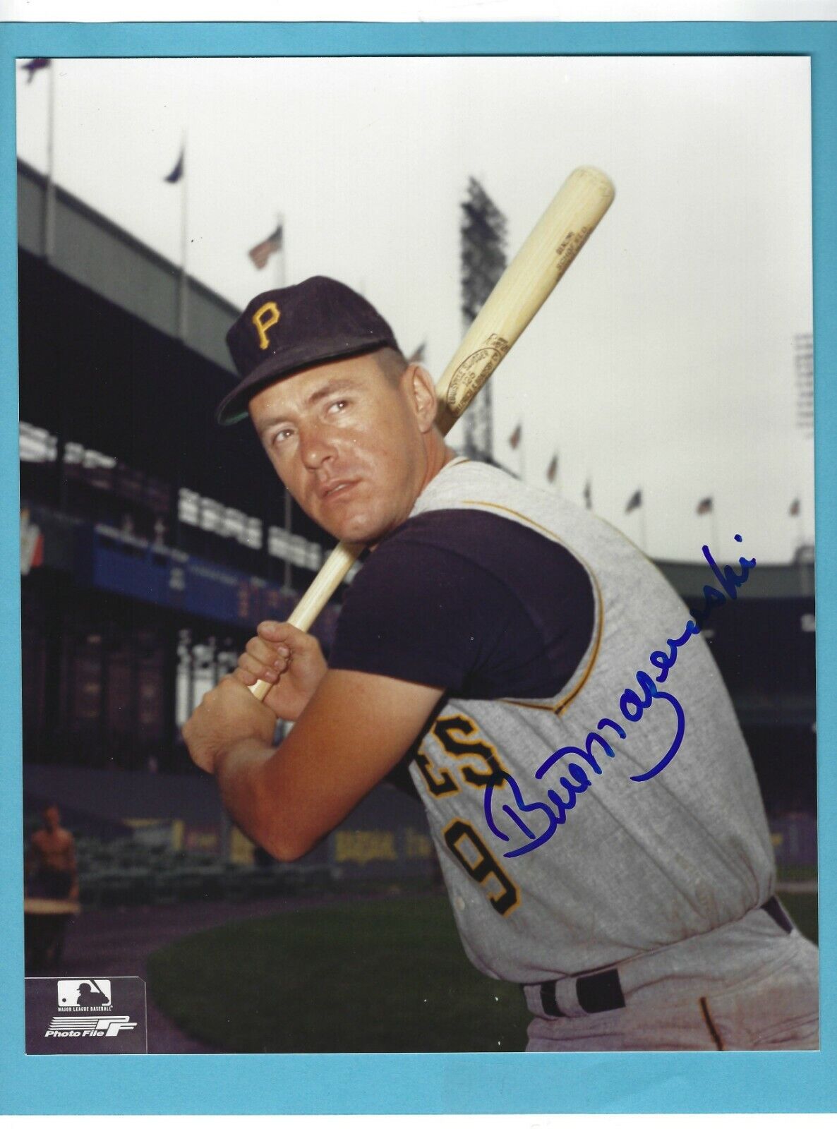 Bill Mazeroski Pittsburgh Pirates Autographed 8x10 Color Photo