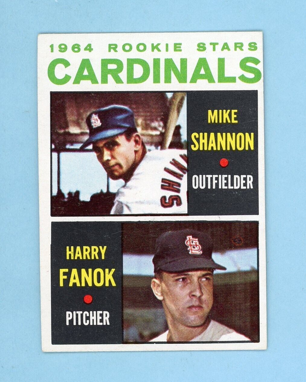 1964 Topps #262 Mike Shannon St. Louis Cardinals Rookie Baseball Card Ex - Ex/Mt