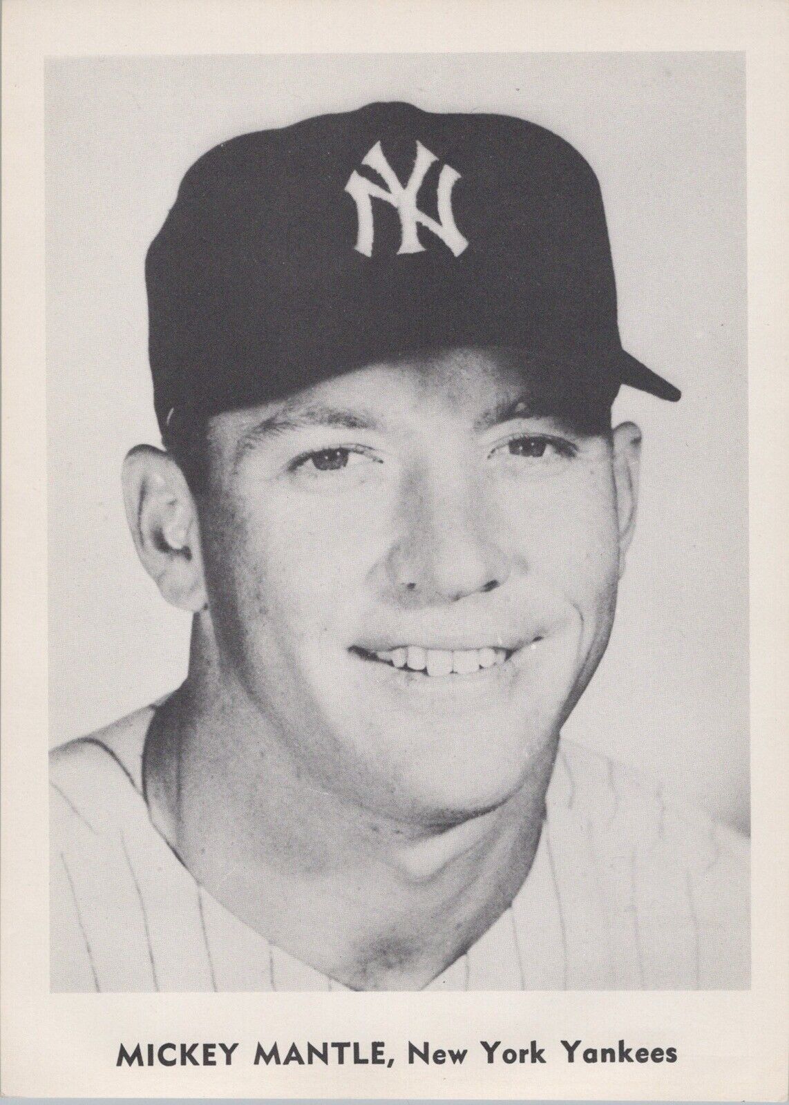 Mickey Mantle  5x7 1959 New York Yankees Jay Publishing Team Photo