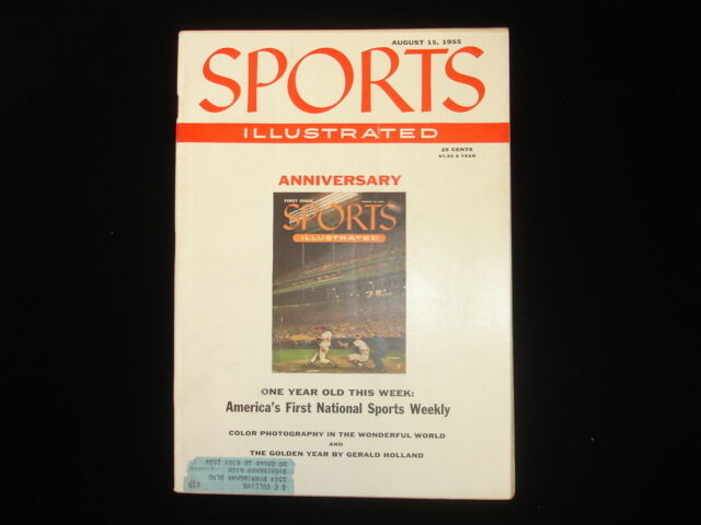 August 15, 1955 Sports Illustrated Magazine Anniversary Edition EX