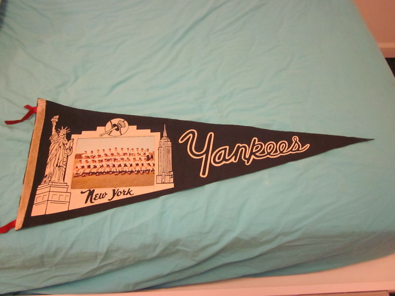 1965 Team Photo Pennant New York Yankees