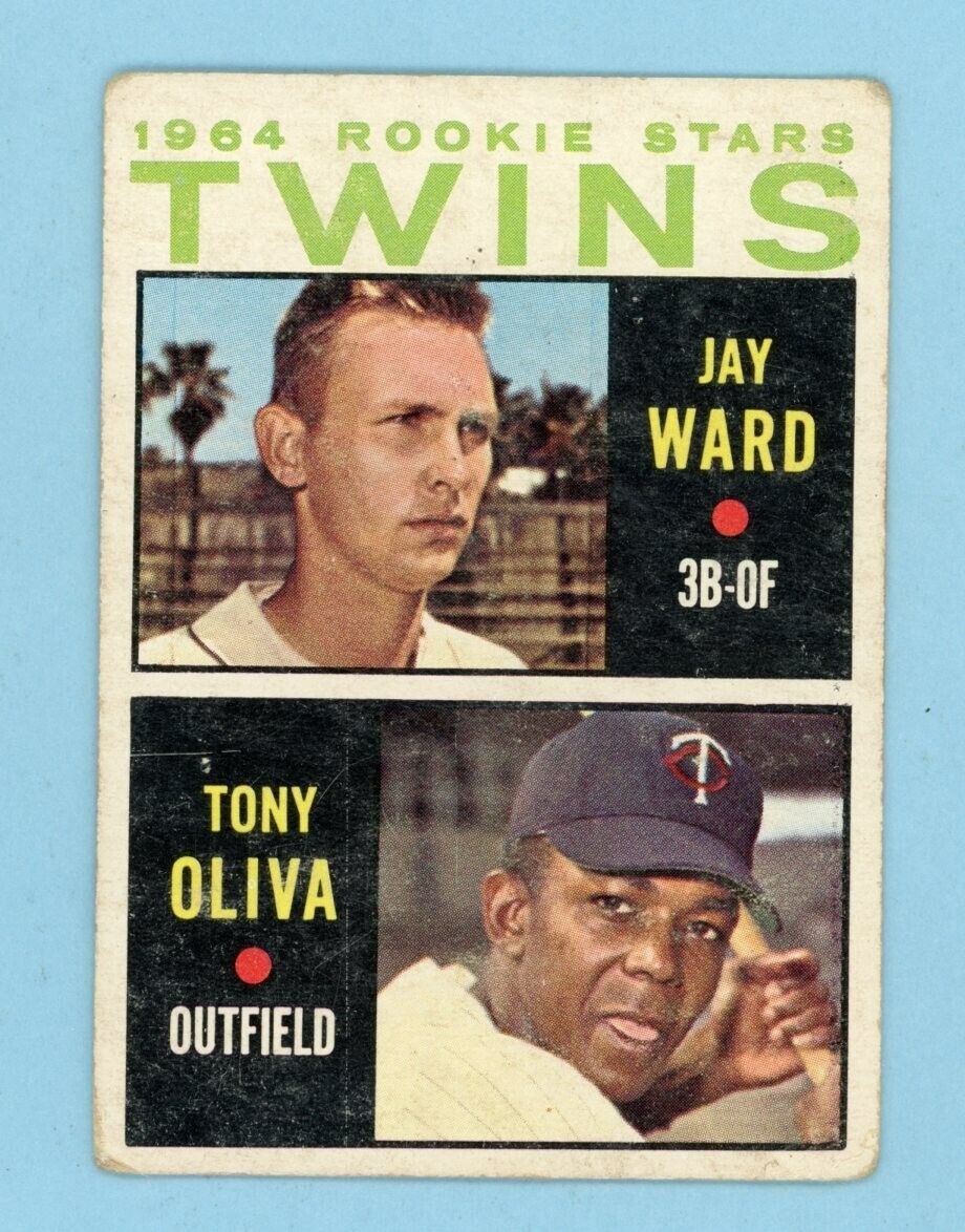 1964 Topps #116 Tony Oliva Minnesota Twins Rookie Baseball Card Low Grade