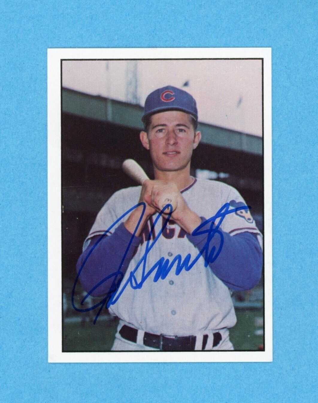 Ron Santo Chicago Cubs 1978 TCMA The 1960's #22 Autographed Baseball Card