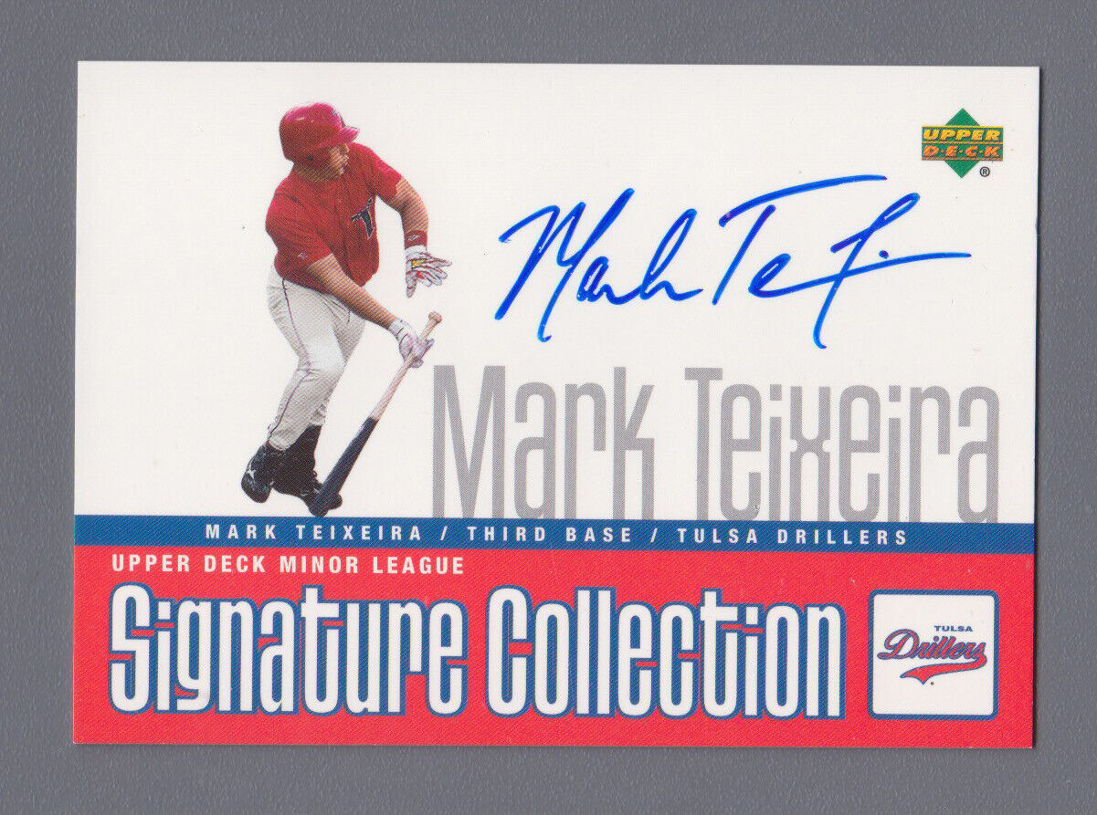 Mark Teixeira Signed 2002 Upper Deck Signature Collection Card #MT