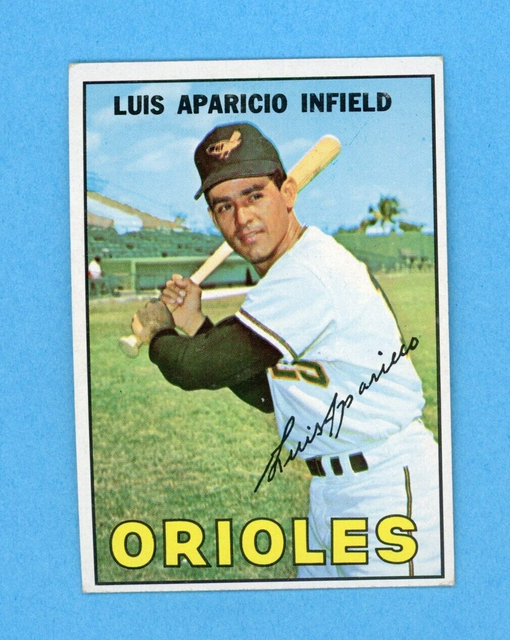 1967 Topps #60 Luis Aparicio Baltimore Orioles Baseball Card EX - EX+