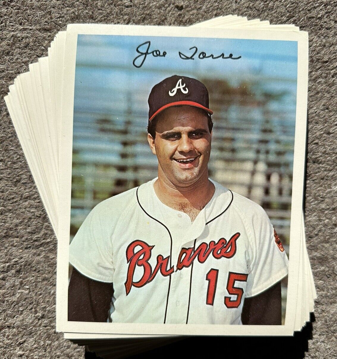 Lot of 70 1967 Dexter Press All-Stars Joe Torre Atlanta Braves Cards - EX to NM