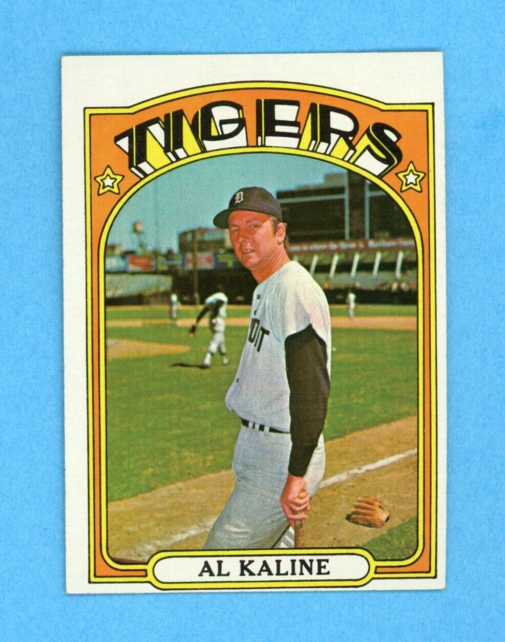 1972 Topps #600 Al Kaline Detroit Tigers Semi-High Number Baseball Card E/M oc